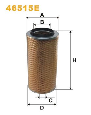WIX FILTERS Õhufilter 46515E